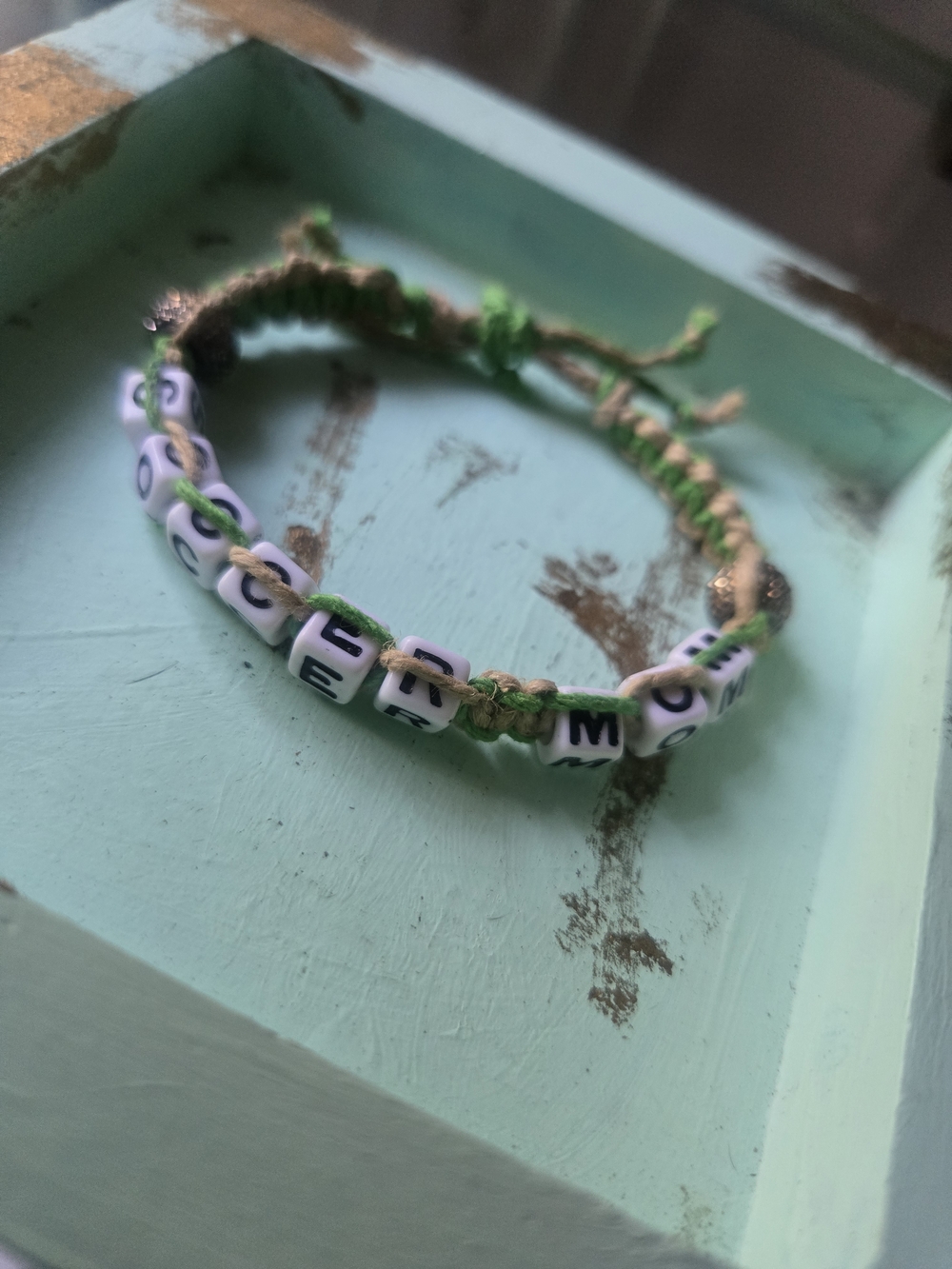 Handmade Womens Soccer Mom Bracelet